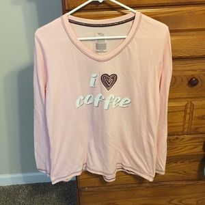 I Love Coffee Pajama Top